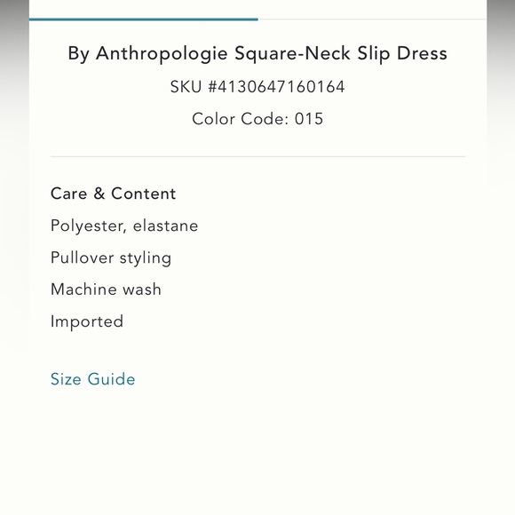 NWT new Anthropologie square neck slip dress animal snake print XS long brown - Picture 4 of 17